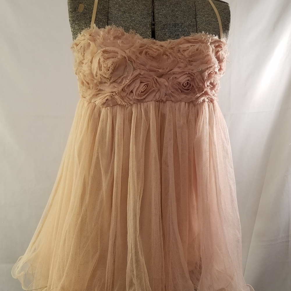 Rose ruffle bell Dress